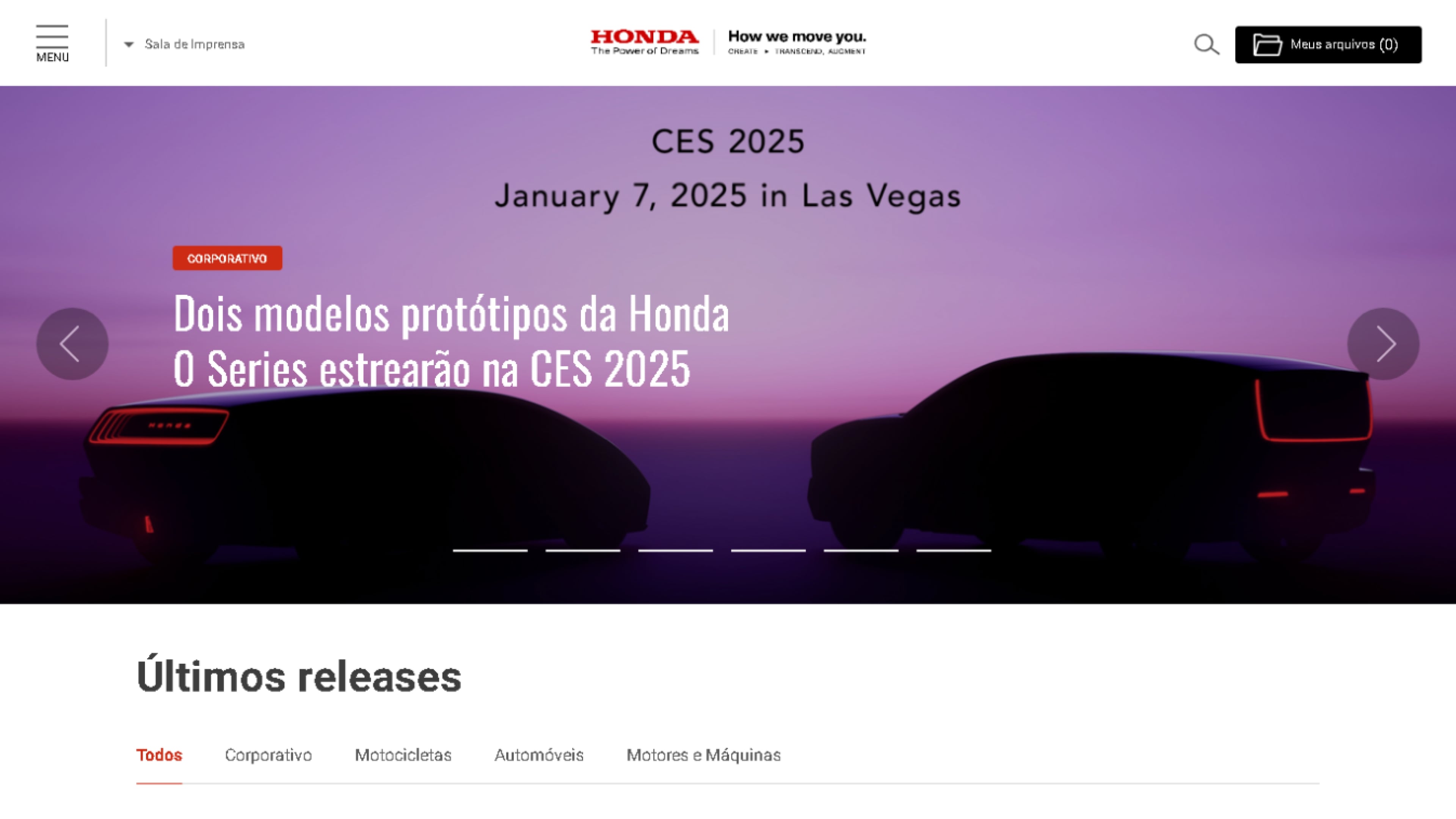 HONDA - Sala de impresa